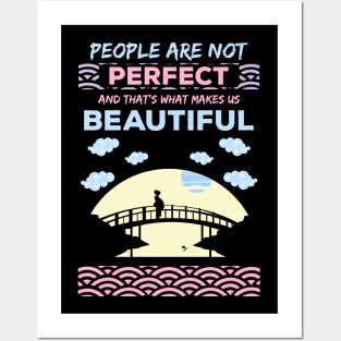 People are not perfect and thats what makes us beautiful recolor 10 Posters and Art